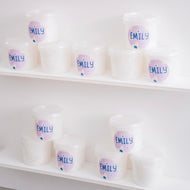 MINI PERSONALISED FAIRY FLOSS TUBS (Min 10 for custom labels)